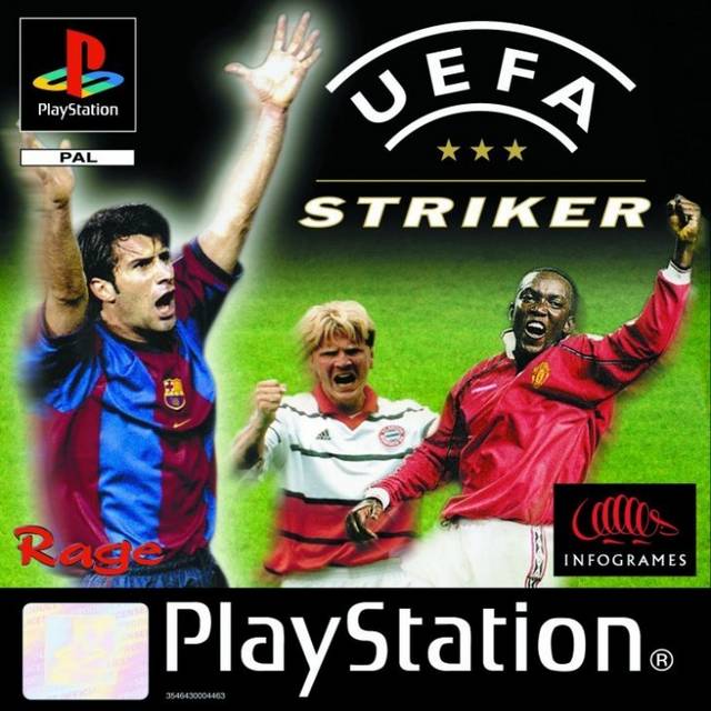The coverart image of UEFA Striker