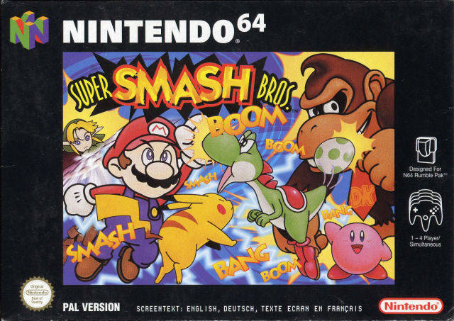 The coverart image of Super Smash Bros.