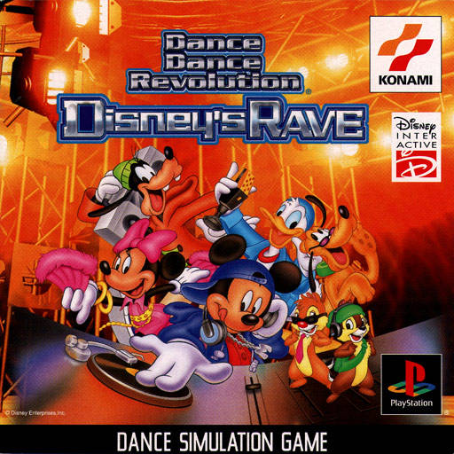 The coverart image of Dance Dance Revolution: Disney's Rave