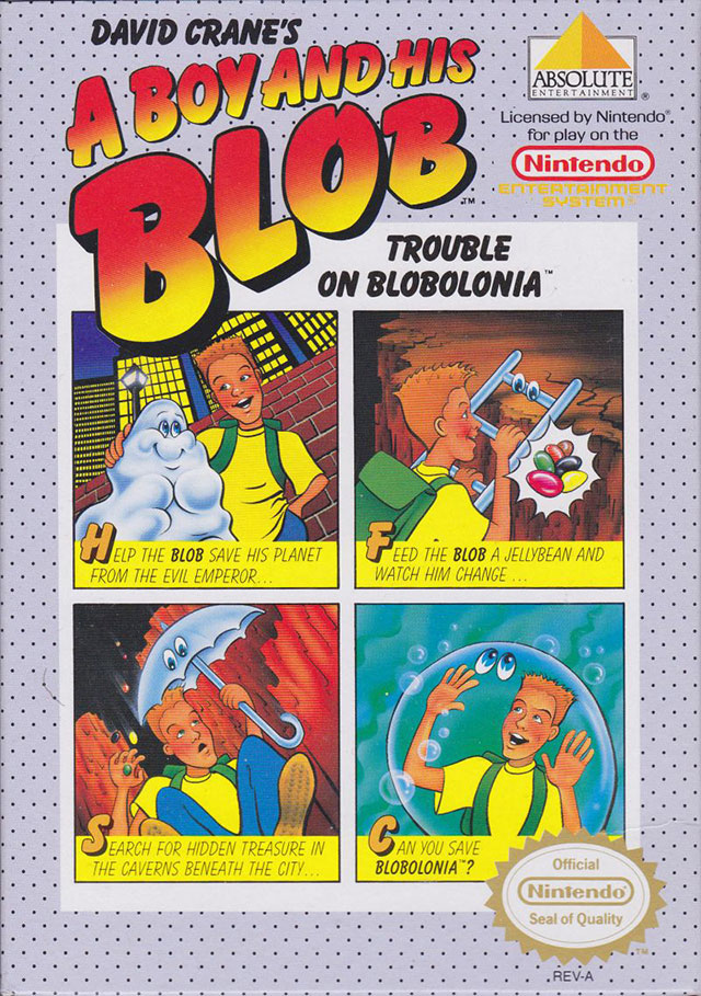 The coverart image of A Boy and His Blob: Trouble on Blobolonia