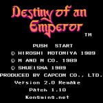 Coverart of Destiny of an Emperor 2.0 Remake
