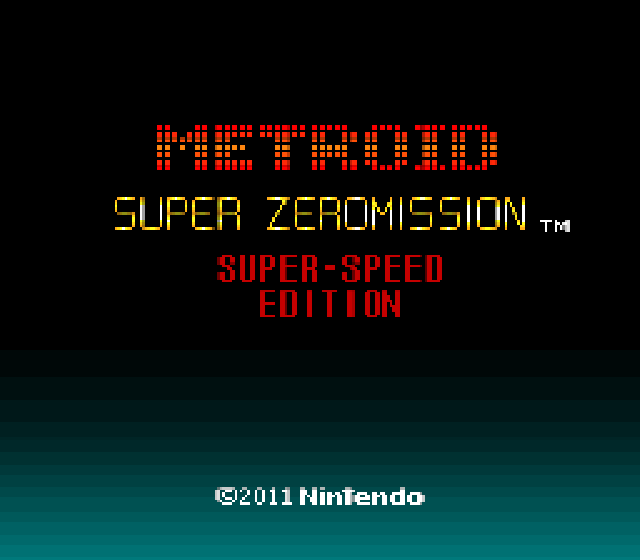The coverart image of Metroid Super Speed Zero Mission