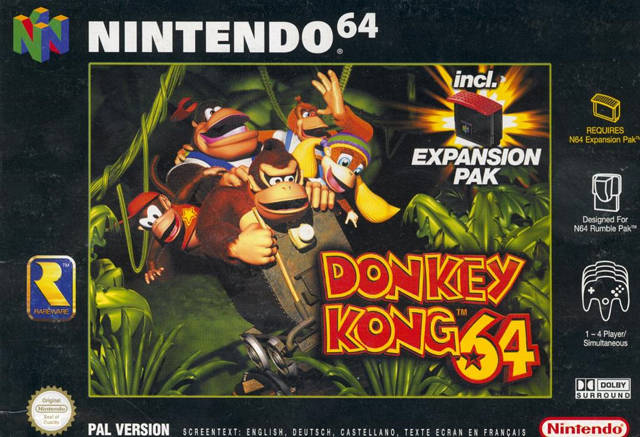 The coverart image of Donkey Kong 64