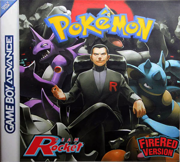The coverart image of Pokemon FireRed: Rocket Edition