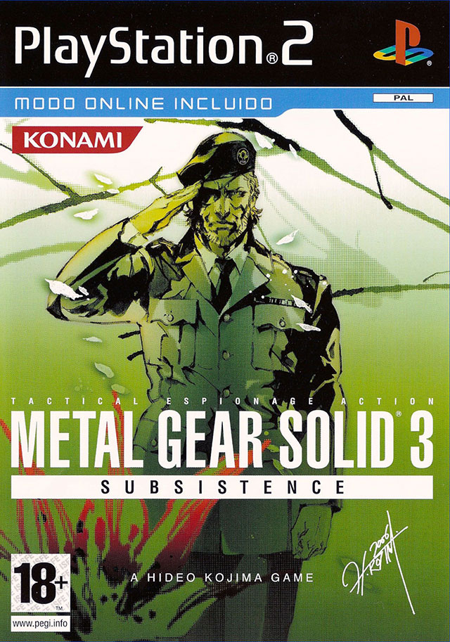 The coverart image of Metal Gear Solid 3: Subsistence (Spain)