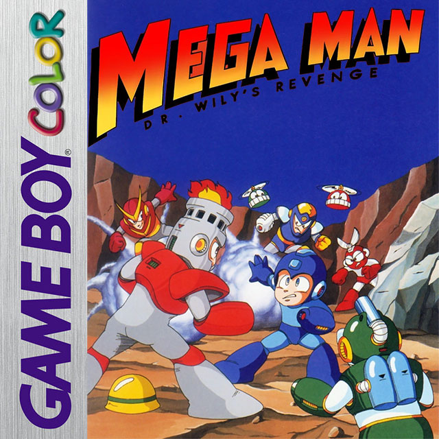 The coverart image of Mega Man World: Dr. Wily's Revenge GBC