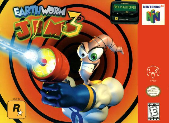 The coverart image of Earthworm Jim 3D