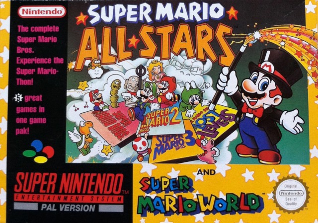The coverart image of Super Mario All-Stars and Super Mario World