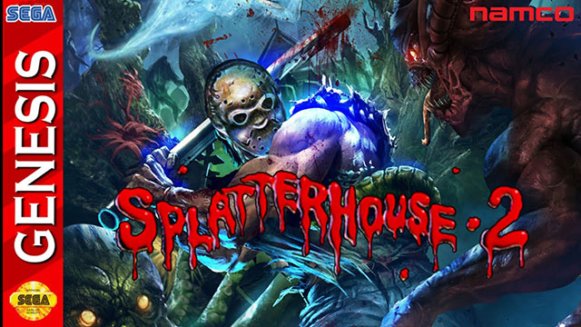The coverart image of Splatterhouse 2: Classic Mask Rick and Color Hack