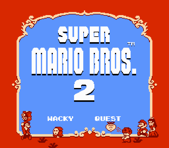The coverart image of Super Mario Bros. 2: Wacky Quest