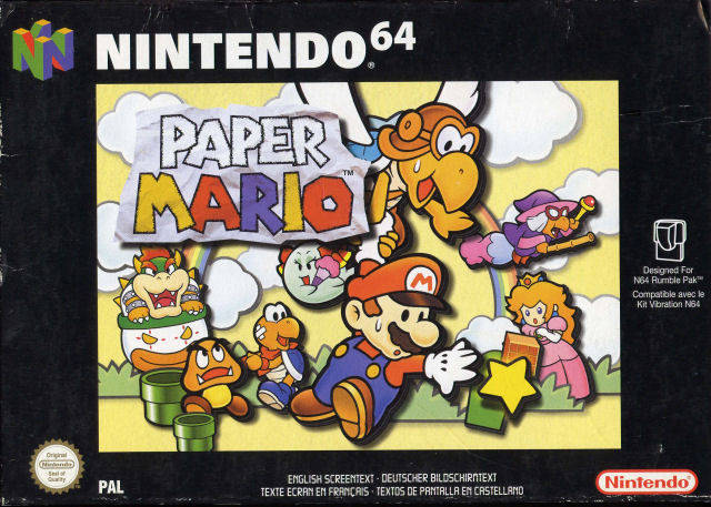 The coverart image of Paper Mario