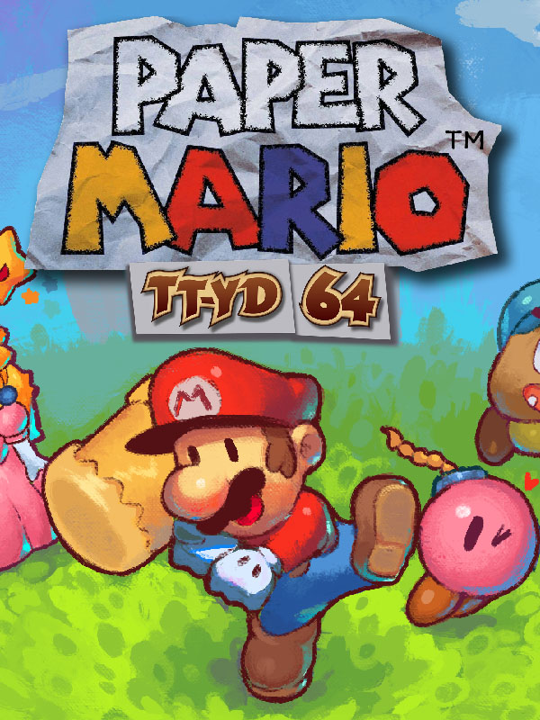 The coverart image of Paper Mario: TTYD64