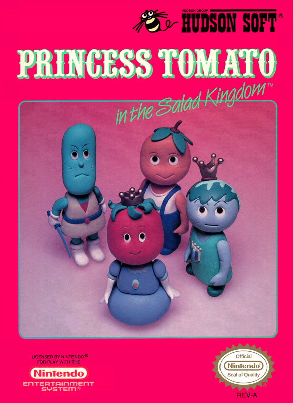 The coverart image of Princess Tomato in the Salad Kingdom