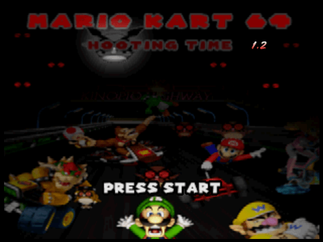 The coverart image of MK64: Hooting Time
