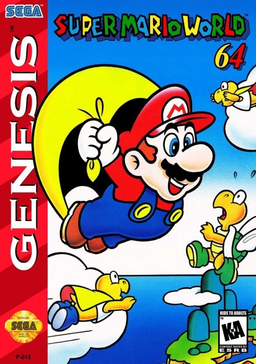 The coverart image of Super Mario World 64