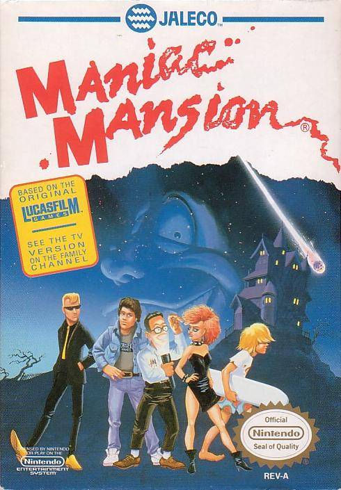 The coverart image of Maniac Mansion - Uncensored