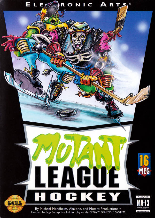 The coverart image of Mutant League Hockey