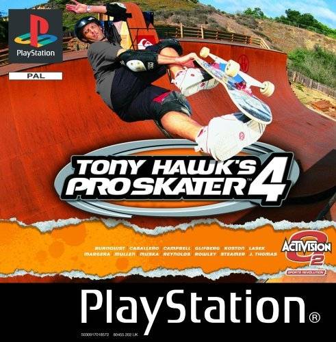 The coverart image of Tony Hawk's Pro Skater 4
