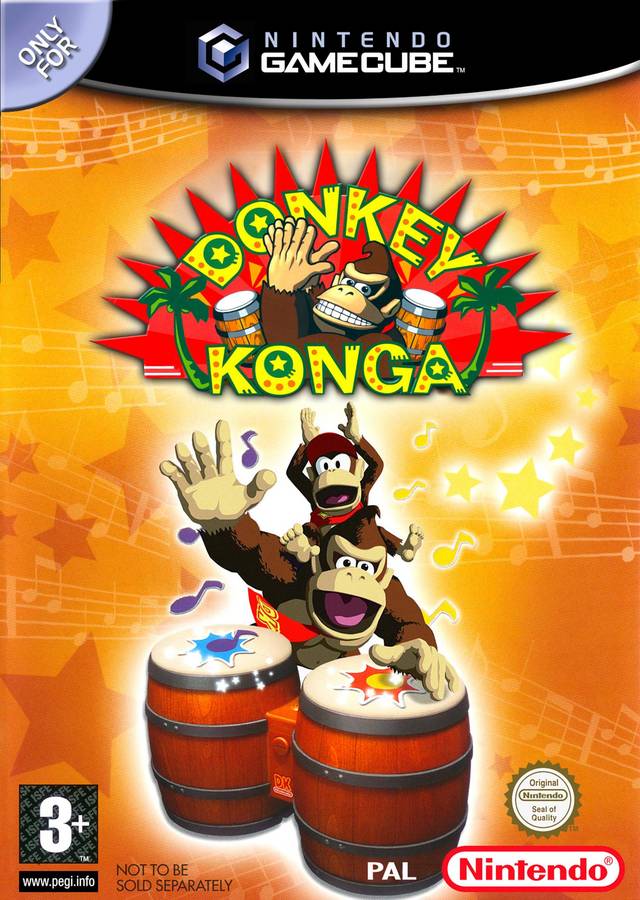 The coverart image of Donkey Konga