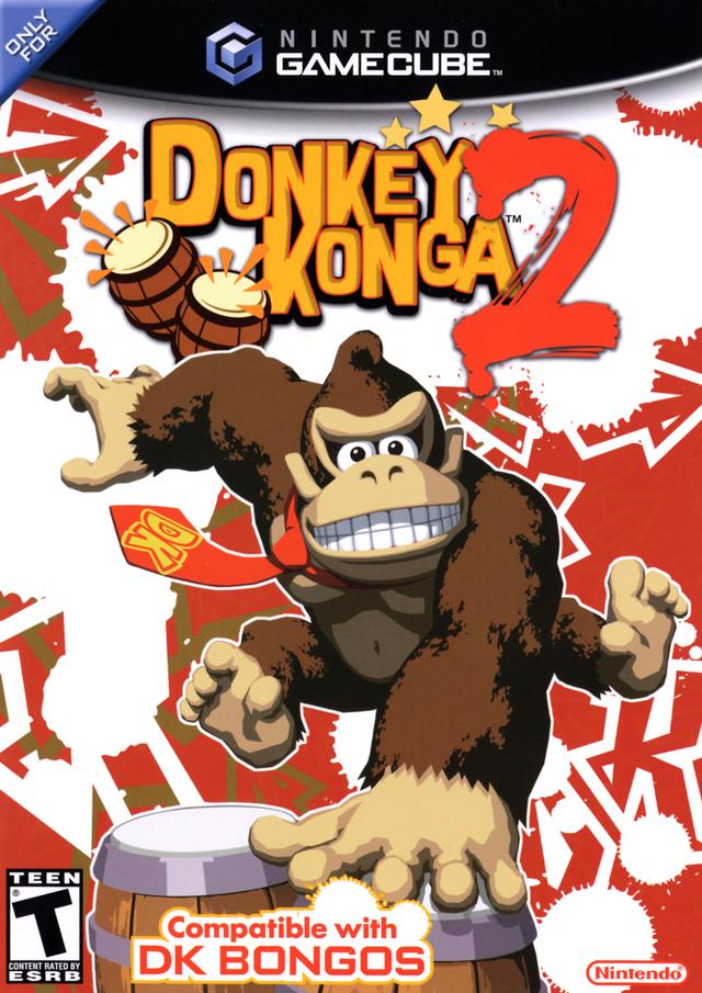 The coverart image of Donkey Konga 2