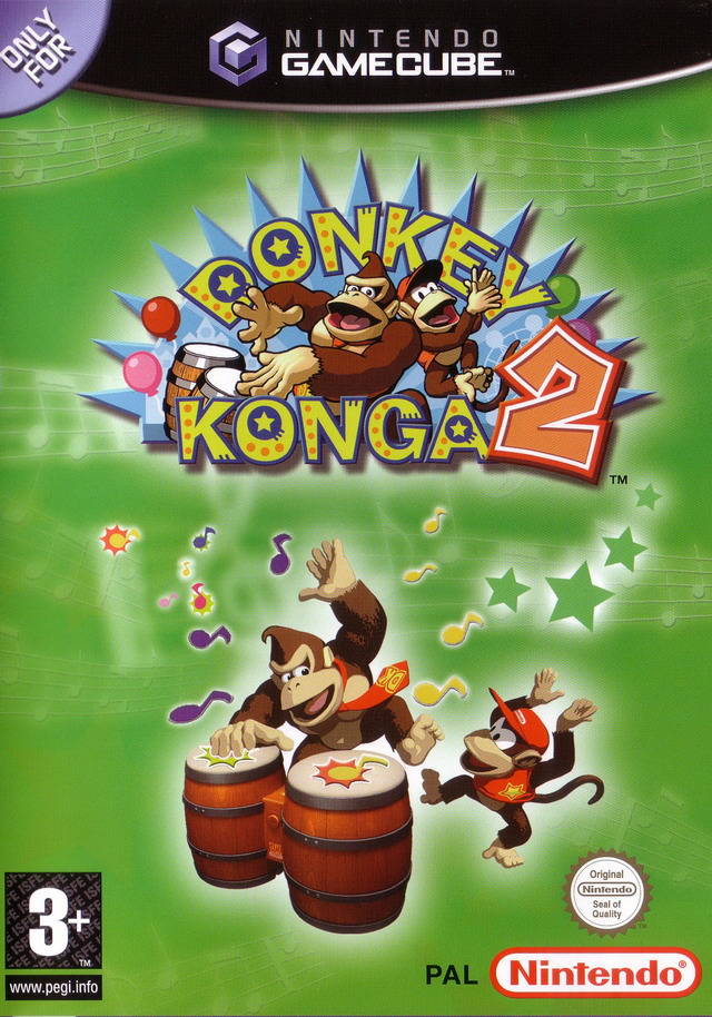 The coverart image of Donkey Konga 2