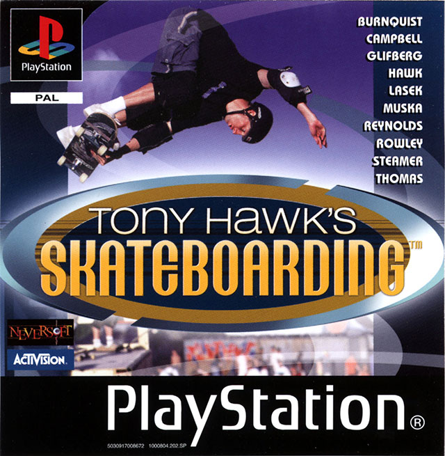 The coverart image of Tony Hawk's Skateboarding