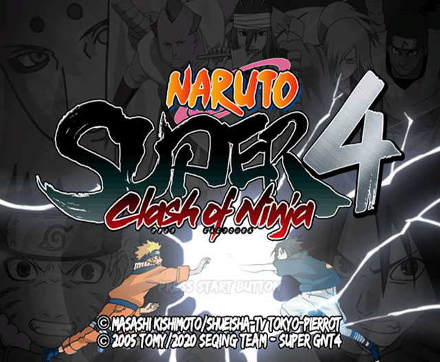 The coverart image of Super Naruto: Clash of Ninja 4 (SCON4)