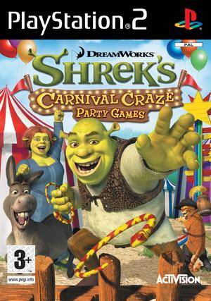 The coverart image of Shrek's Carnival Craze: Party Games