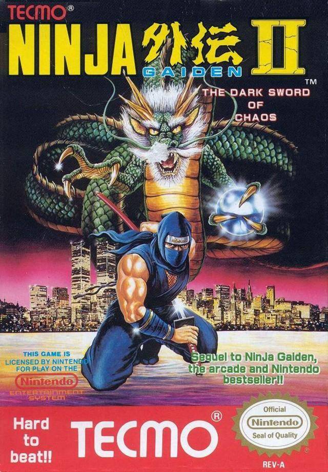 The coverart image of Ninja Gaiden II: The Dark Sword of Chaos