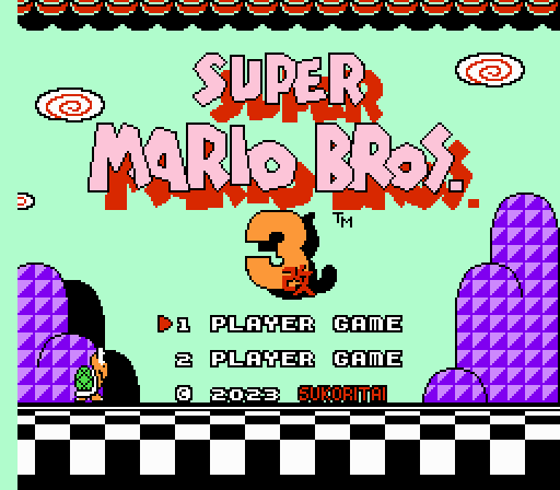 The coverart image of Super Mario Bros 3 Kai
